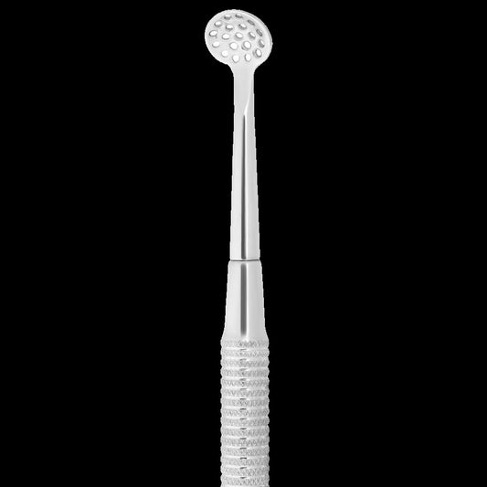 STALEKS PRO EXPERT 20 TYPE 2 BLACKHEAD REMOVER TOOL DOUBLE-ENDED SPOON UNO+ ROUND 19 HOLES ZE-20/2- STALEKS™ by kvadrat store