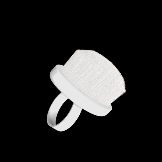 STALEKS - Finger ring manicure brush for dust removal EXPERT 03 mini (10 pcs)- DBE-03-10 by kvadrat store