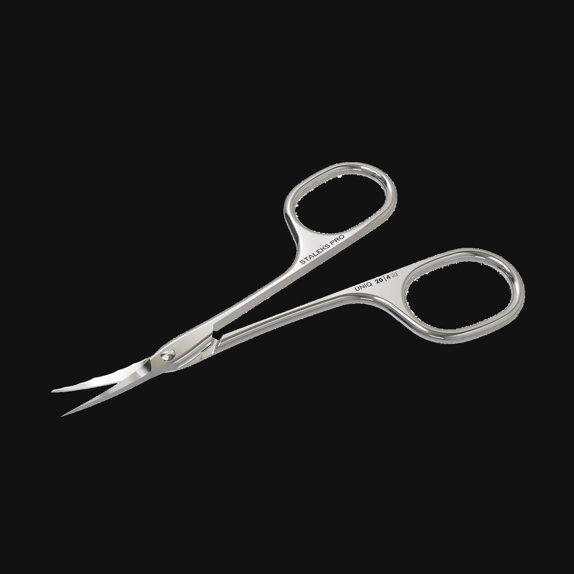 Professional Cuticle Scissors "Asymmetric" UNIQ 20 TYPE 4 -SQ-20/4- STALEKS by kvadrat store