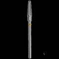 STALEKS PRO EXPERT CARBIDE NAIL DRILL BIT FRUSTUM YELLOW HEAD DIAMETER 4 MM WORKING PART 13 MM (FT70Y040/13) (№84) - STALEKS™ by kvadrat store