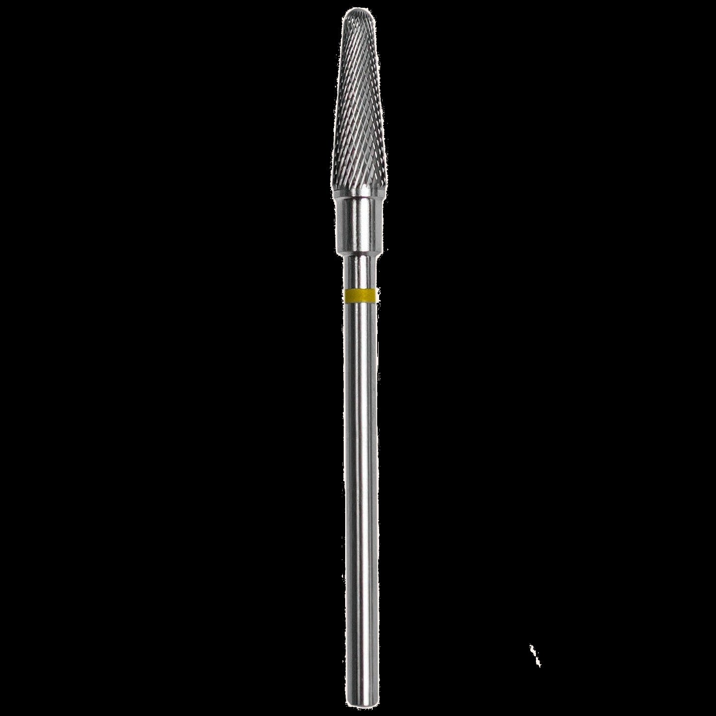 STALEKS PRO EXPERT CARBIDE NAIL DRILL BIT FRUSTUM YELLOW HEAD DIAMETER 4 MM WORKING PART 13 MM (FT70Y040/13) (№84) - STALEKS™ by kvadrat store