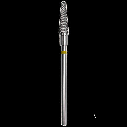 STALEKS PRO EXPERT CARBIDE NAIL DRILL BIT FRUSTUM YELLOW HEAD DIAMETER 4 MM WORKING PART 13 MM (FT70Y040/13) (№84) - STALEKS™ by kvadrat store