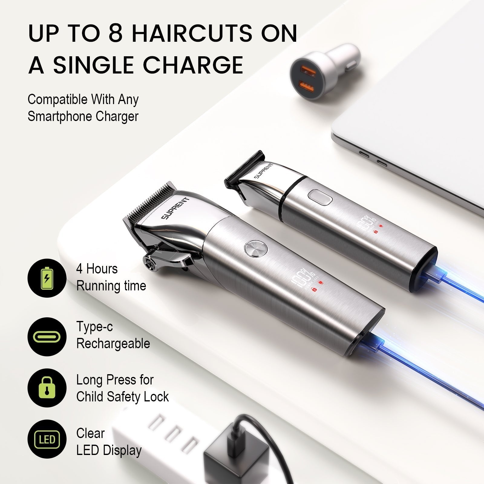 The Silver Mariner Clipper and Trimmer Set-Supplier-specific by SUPRENT US
