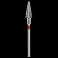 CARBIDE NAIL DRILL BIT FOR LEFT-HANDED USERS, "CONE" RED EXPERT, HEAD DIAMETER 6/14MM (FT73R060/14) (#205) -STALEKS™ by kvadrat store