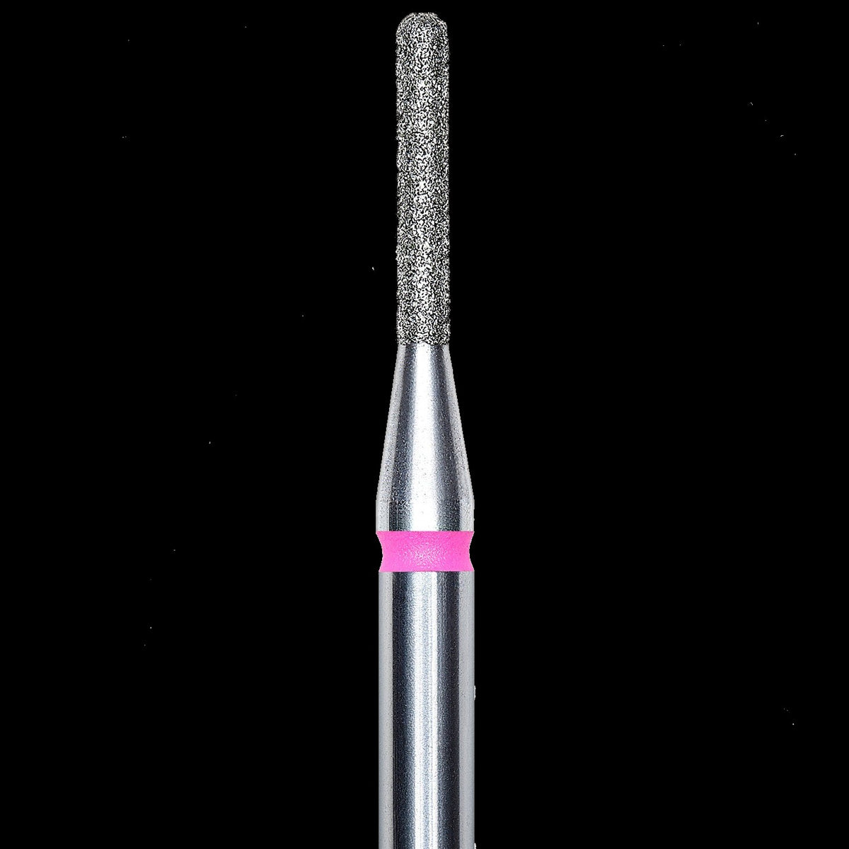 DIAMOND NAIL DRILL BIT, ROUNDED "CYLINDER", RED, HEAD DIAMETER 1.4/8MM (FA30R014/8) - STALEKS™ by kvadrat store