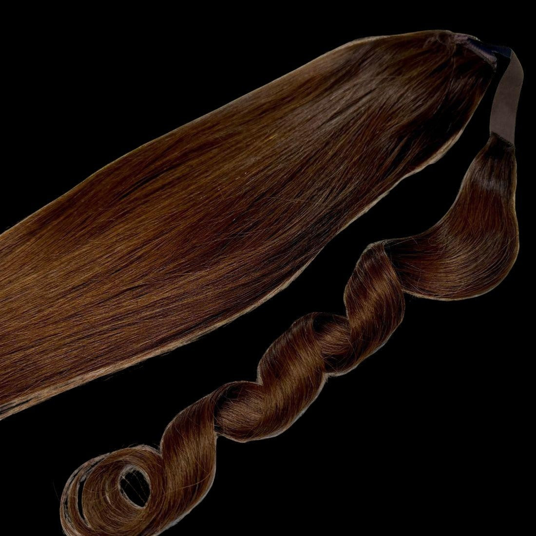 Dark Brown 100% Human Hair Ponytail Extension by Private Label