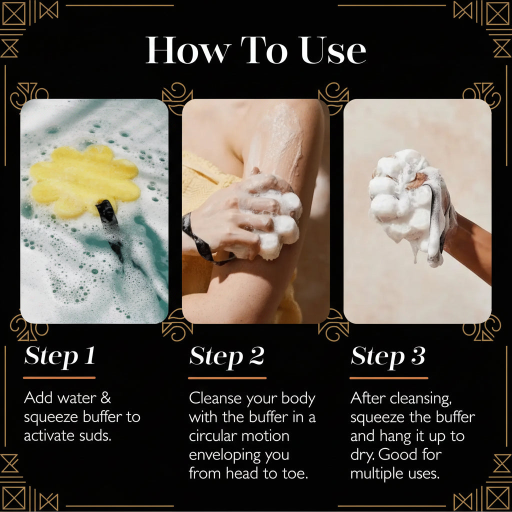 Get Smooth Skin Clearing Body Buffer | EWC Collaboration by Spongellé