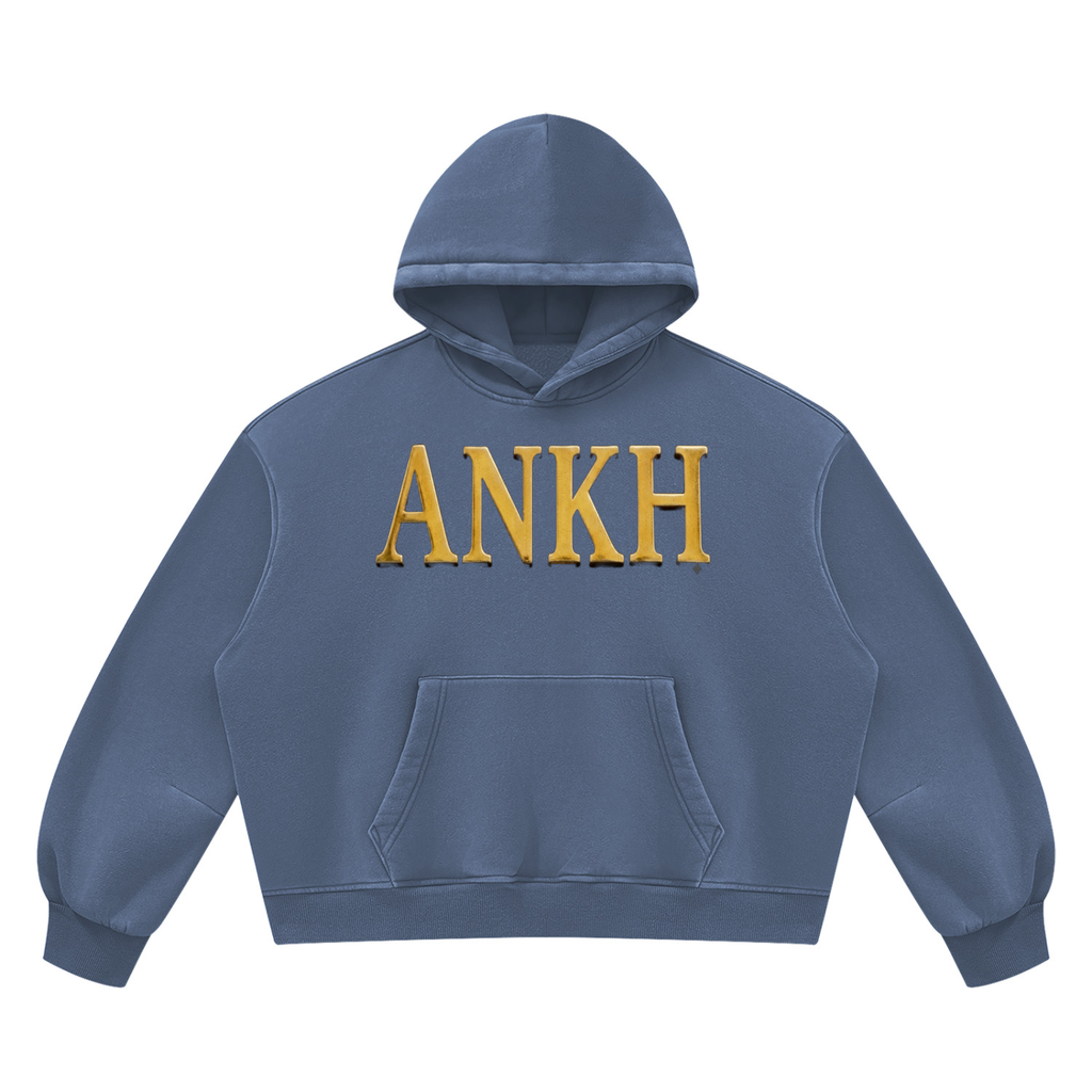 Unisex Vintage Wash Boxy Fleece Hoodie