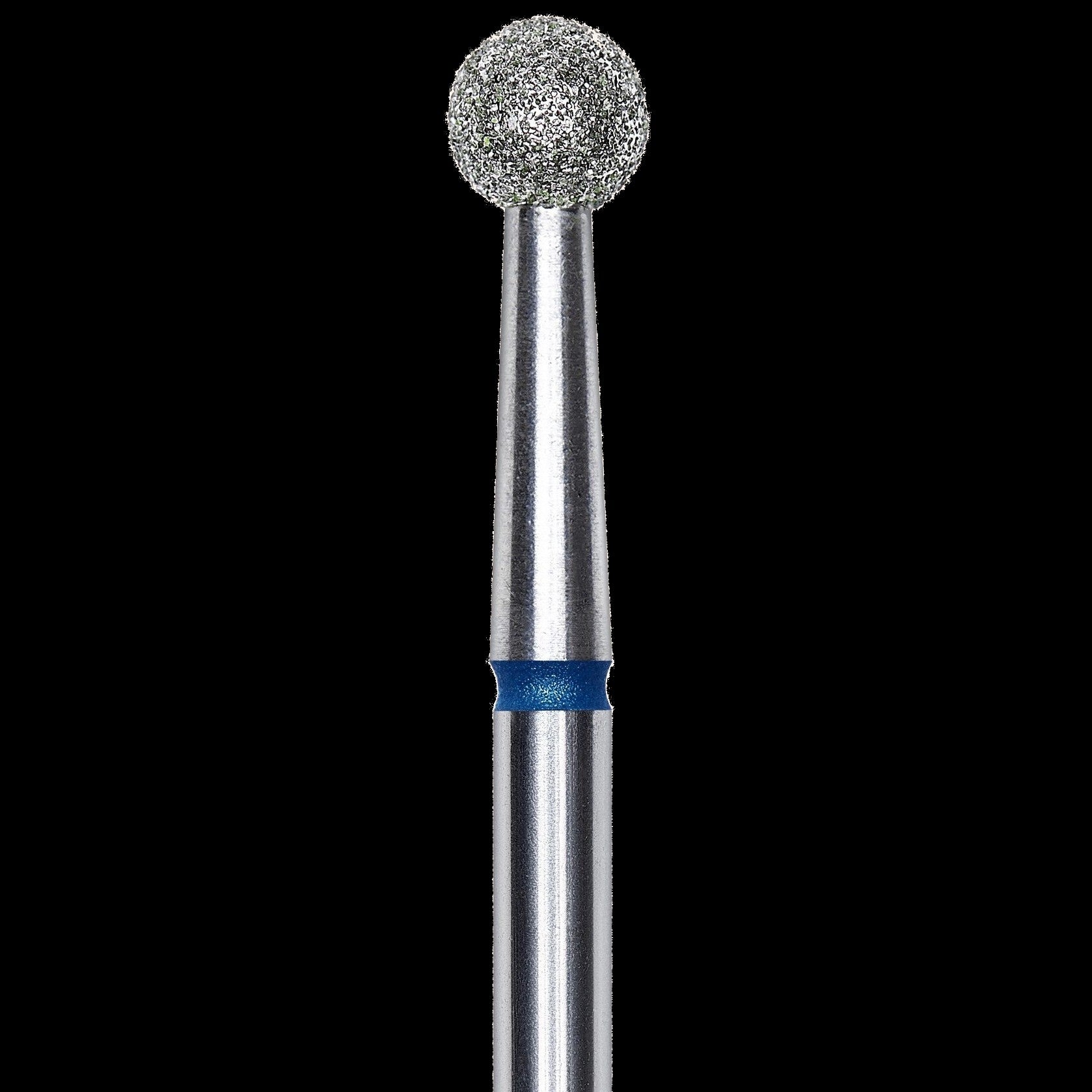DIAMOND NAIL DRILL BIT, "BALL", BLUE, HEAD DIAMETER 4MM (FA01B040) - STALEKS™ by kvadrat store