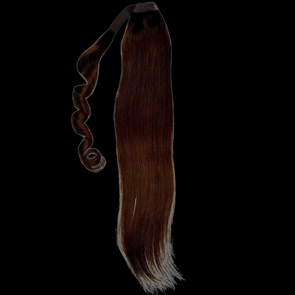 Dark Brown 100% Human Hair Ponytail Extension by Private Label