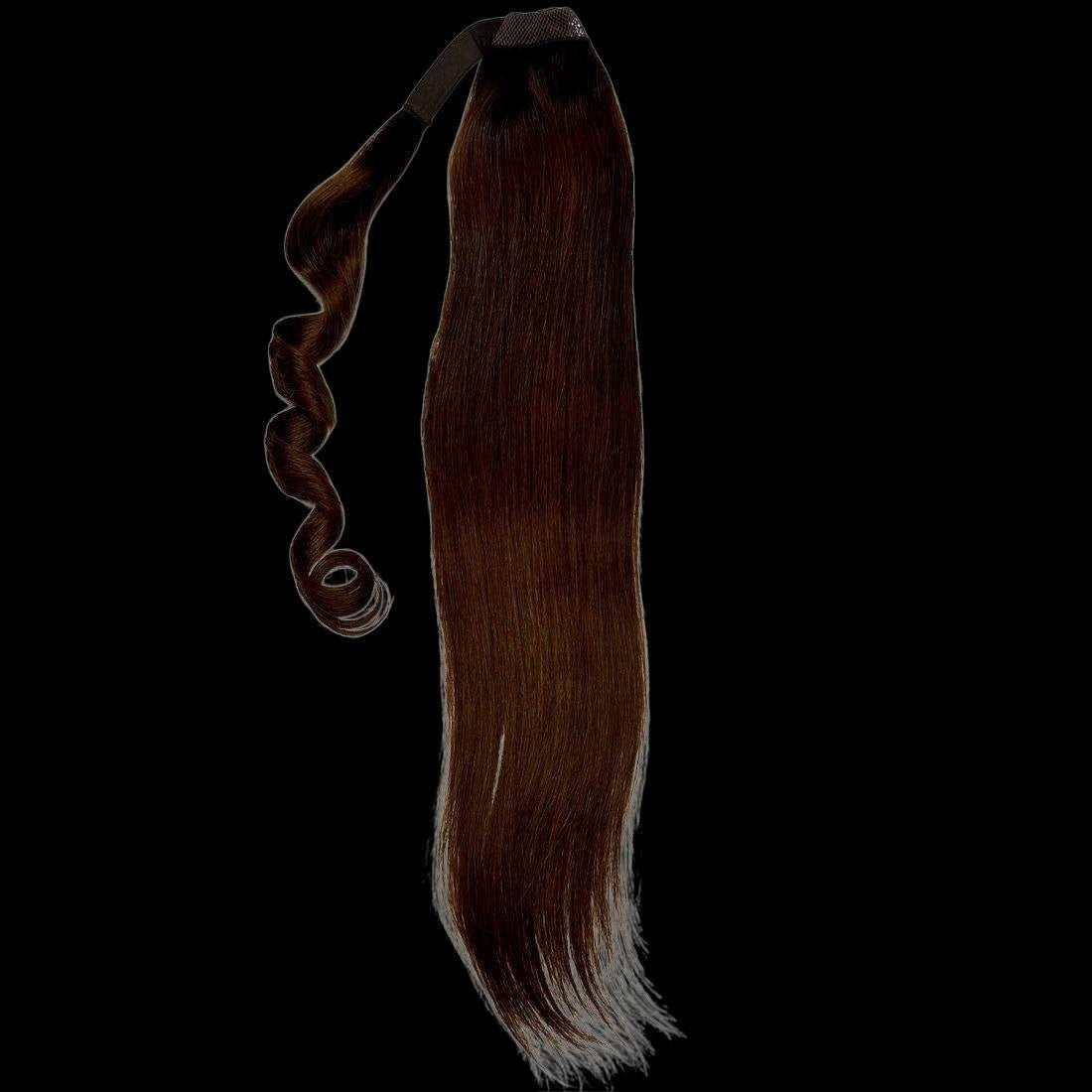 Dark Brown 100% Human Hair Ponytail Extension by Private Label