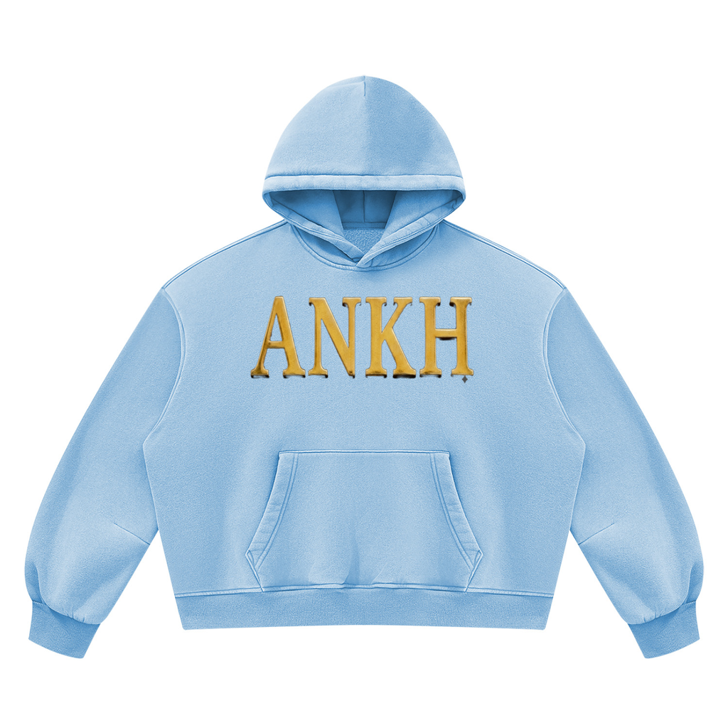 Unisex Vintage Wash Boxy Fleece Hoodie