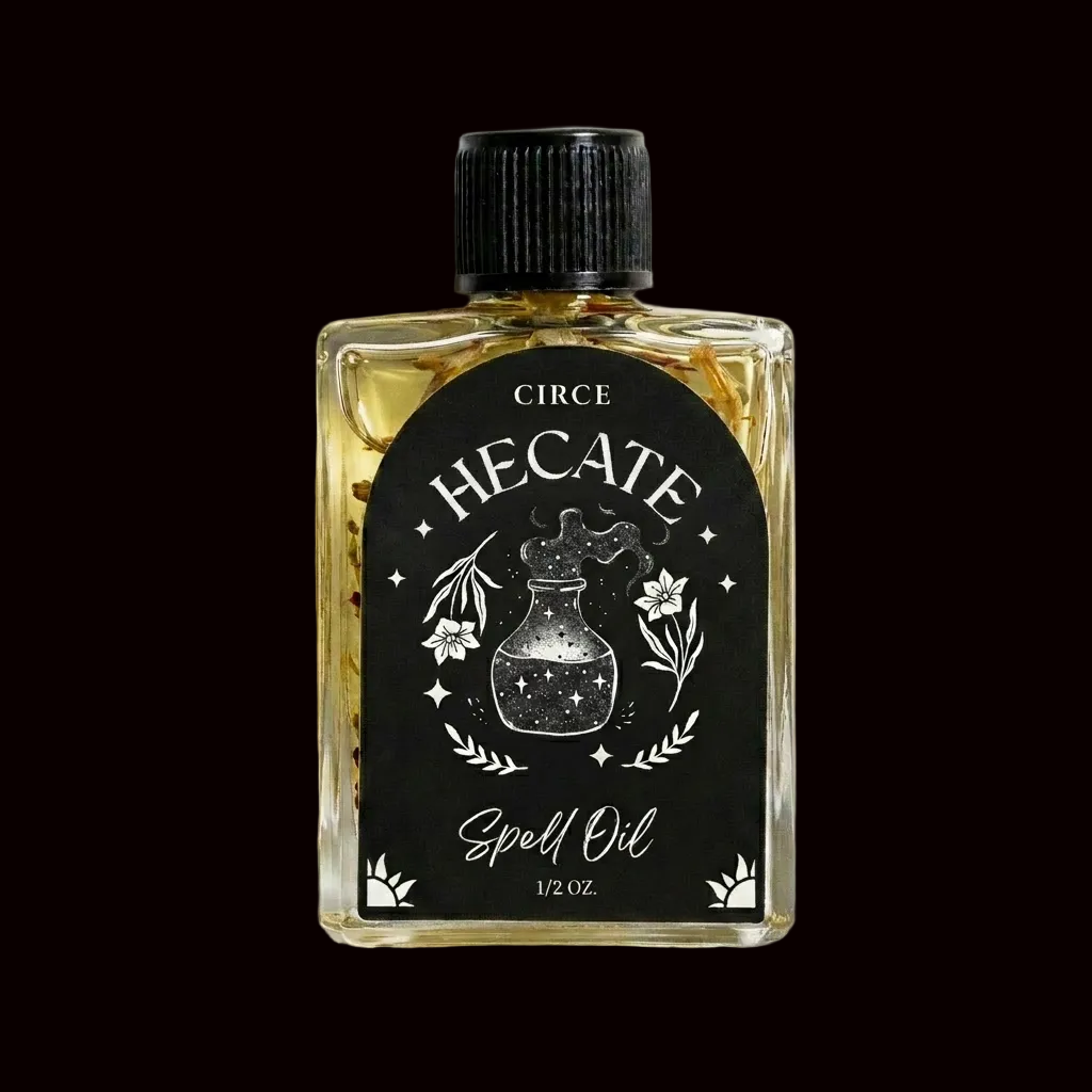 Hecate Spell Oil 1/2 oz for Protection, Crossroads & Spiritual Guidance | Ritual Oil by Circe Boutique