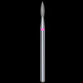 DIAMOND NAIL DRILL BIT, "FLAME", RED, HEAD DIAMETER 2.1/8MM (FA11R021/8) - STALEKS™ by kvadrat store