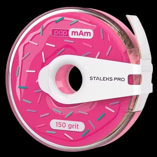 STALEKS PRO EXPERT NAIL FILE REFILL ROLL WHITE DISPOSABLE ABRASIVE TAPE PAPMAM IN A PLASTIC CASE ATC-STALEKS™ by kvadrat store