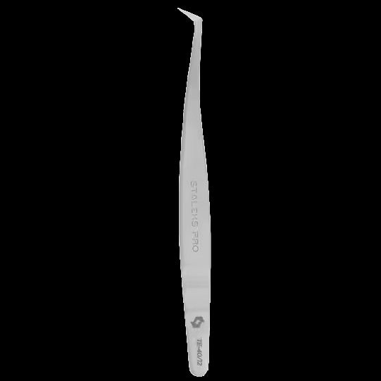 STALEKS PRO EXPERT 40/12 PROFESSIONAL EYELASH TWEEZERS (CURVED, 65°) TE-40/12 - STALEKS™ by kvadrat store