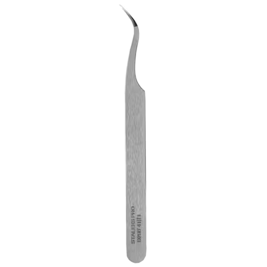 STALEKS PRO EXPERT 41/1 PROFESSIONAL EYELASH TWEEZERS CURVED TE-41/1 - STALEKS™