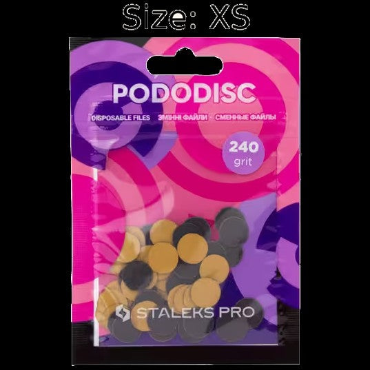 REFILL PADS FOR PEDICURE DISC STALEKS PRO XS (50 PCS) PDF-10 - STALEKS™ by kvadrat store