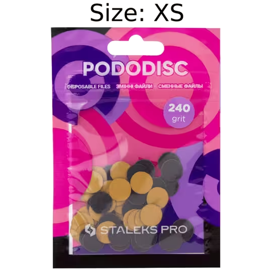 REFILL PADS FOR PEDICURE DISC STALEKS PRO XS (50 PCS) PDF-10 - STALEKS™ by kvadrat store
