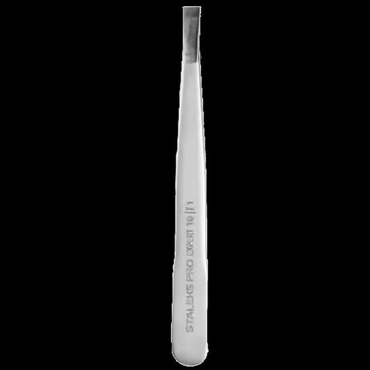 STALEKS PRO EXPERT 10 TYPE 1 EYEBROW TWEEZERS WIDE STRAIGHT EDGE TE-10/1- STALEKS™ by kvadrat store