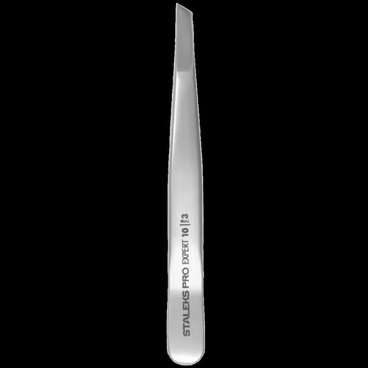 STALEKS PRO EXPERT 10 TYPE 3 EYEBROW TWEEZERS WIDE SLANT TE-10/3 - STALEKS™ by kvadrat store