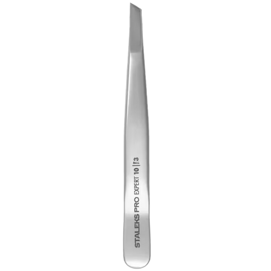STALEKS PRO EXPERT 10 TYPE 3 EYEBROW TWEEZERS WIDE SLANT TE-10/3 - STALEKS™