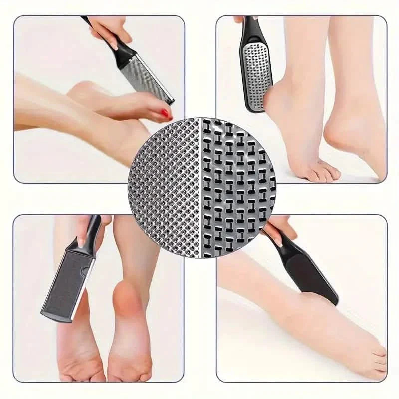 10-Piece Set: Stainless Steel Foot Care Kit - Portable Pedicure & Manicure Set by DailySale