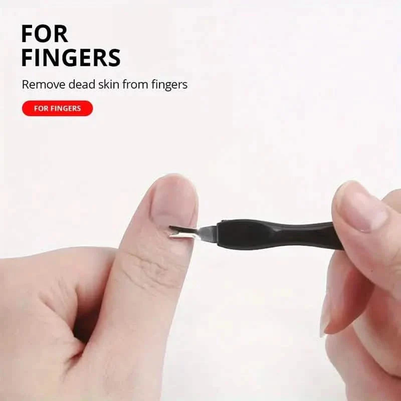 10-Piece Set: Stainless Steel Foot Care Kit - Portable Pedicure & Manicure Set by DailySale