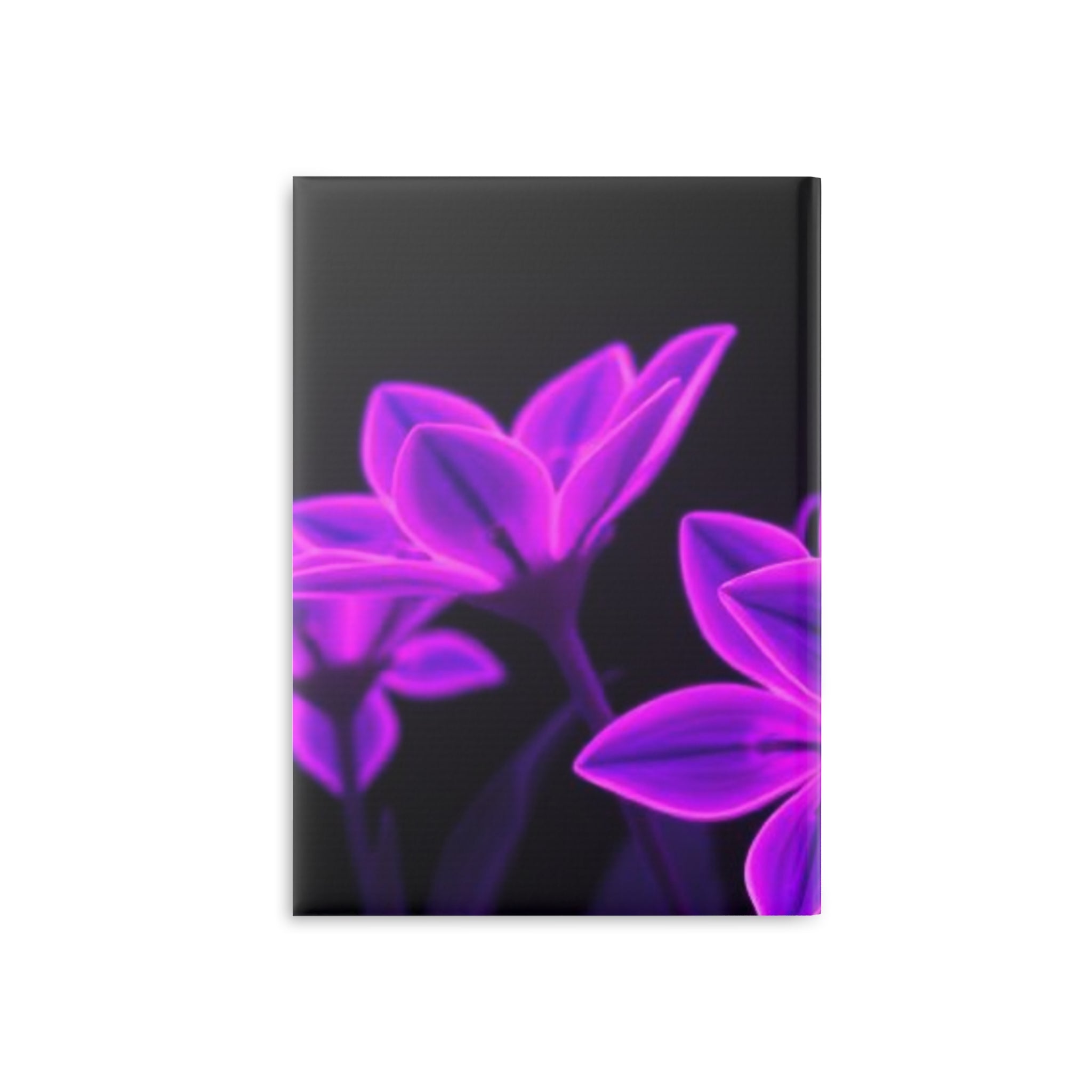 Royal Aura: Dark Flowers Hardcover Notebook with Puffy Covers