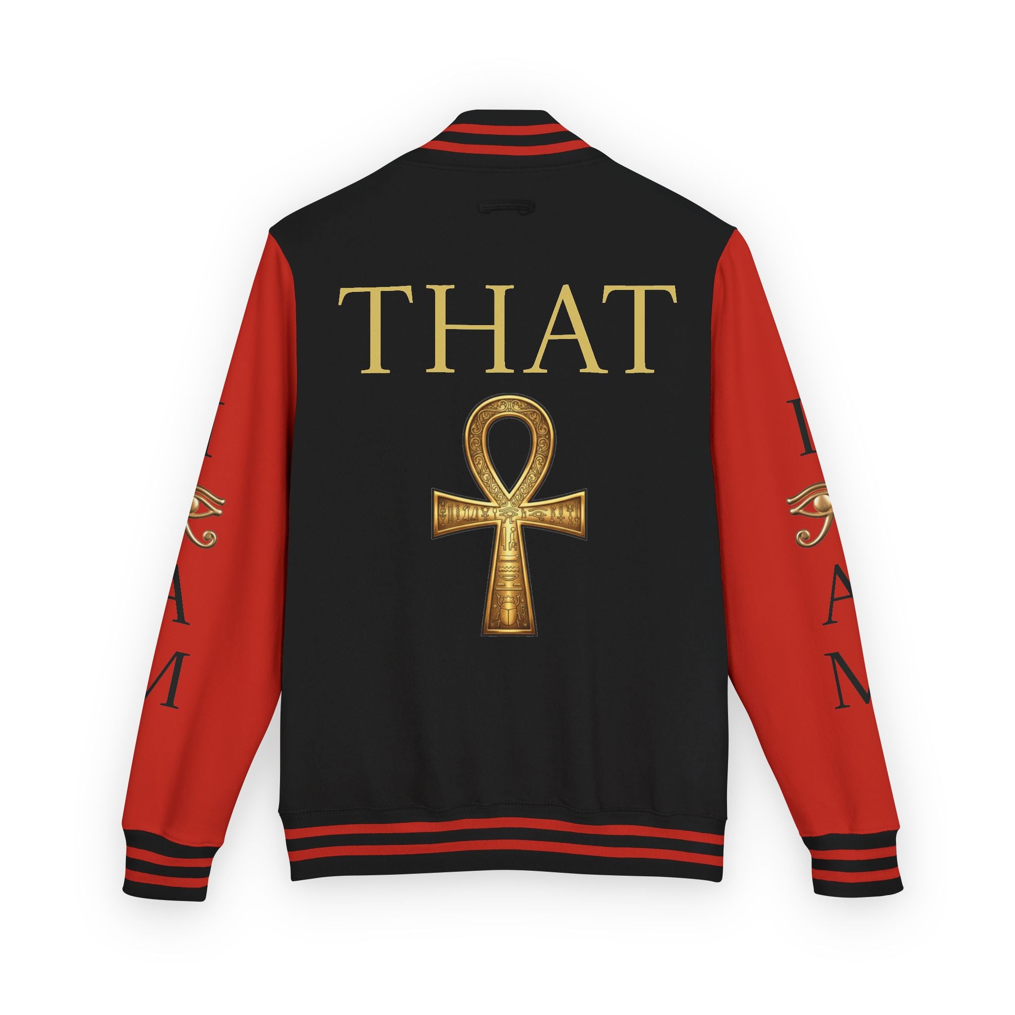 I Am That I Am Ankh Letterman Jacket