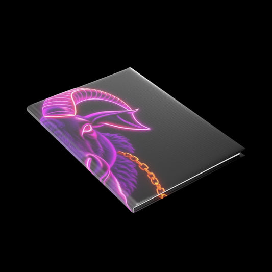 Royal Aura: The Goat Hardcover Notebook with Puffy Covers - AetherLux.Shop