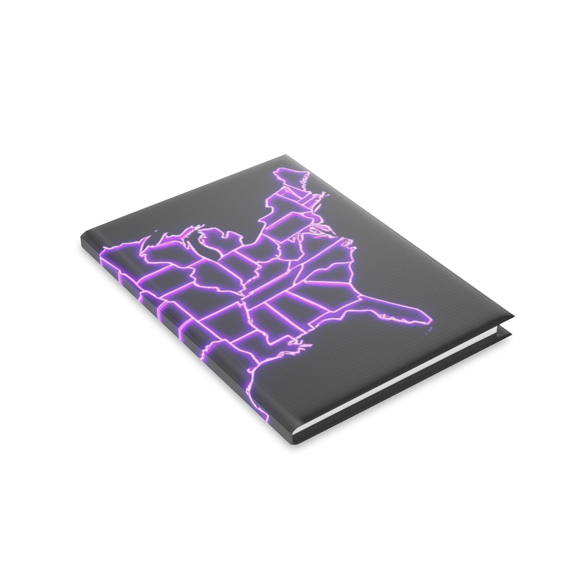 Royal Aura: America Hardcover Notebook with Puffy Covers by Printify