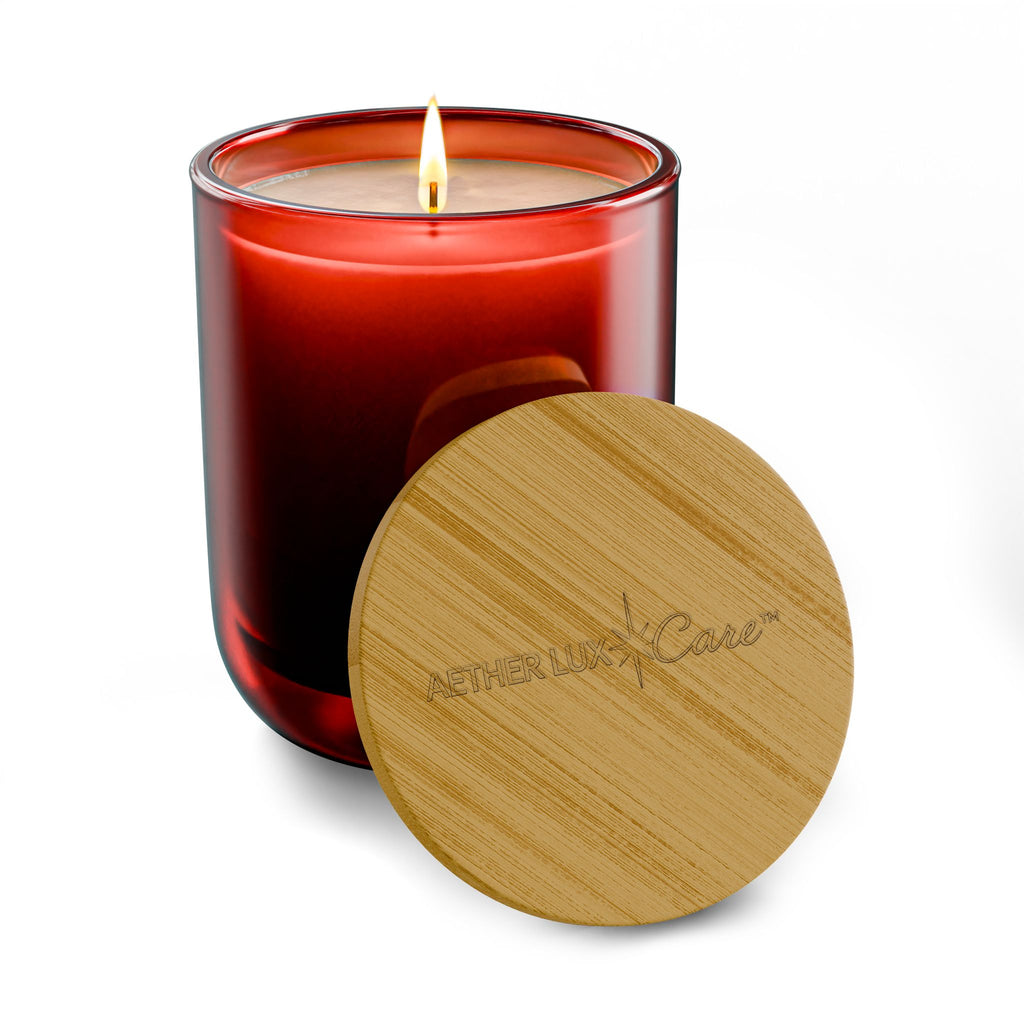 Engraved 14oz Soy Candle — Aether Lux Care Scented Candle (Custom Engraving)