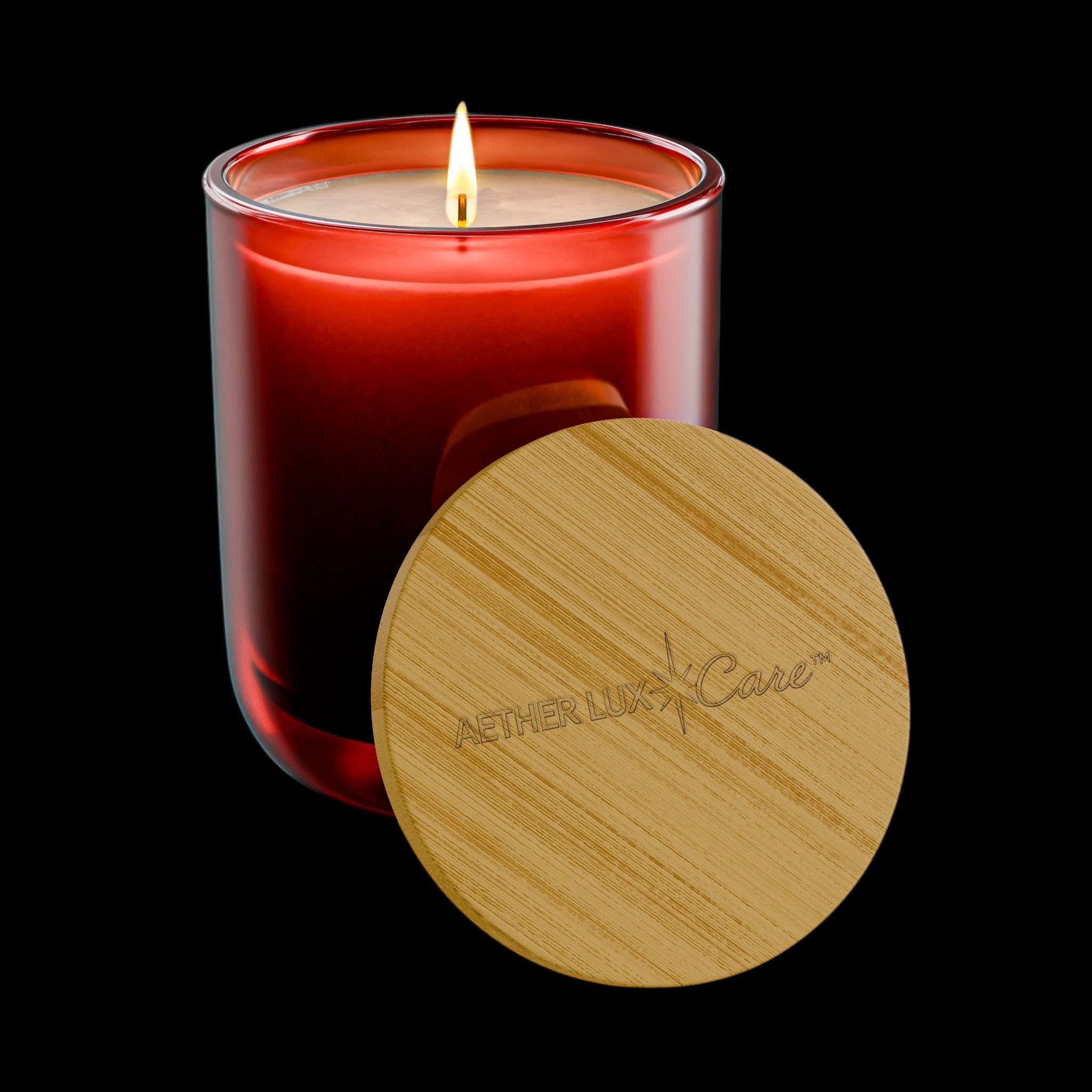 Engraved 14oz Soy Candle — Aether Lux Care Scented Candle (Custom Engraving) by Printify
