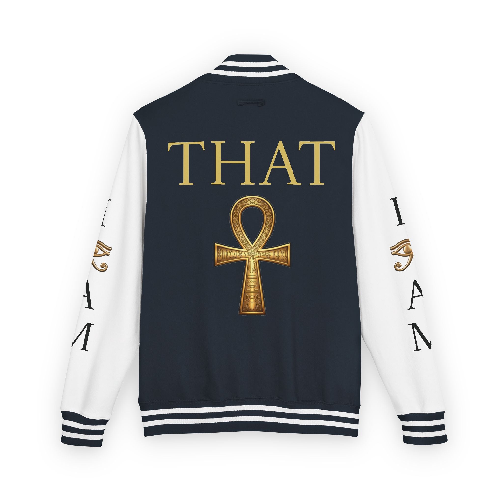 I Am That I Am Ankh Letterman Jacket