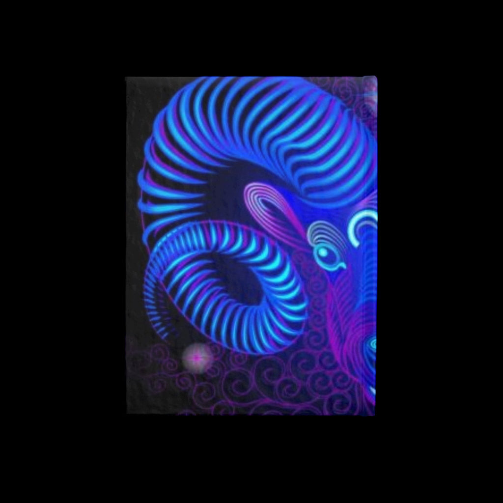 Bleu Aura: Leo Hard Cover Journal - Ruled Line by Printify
