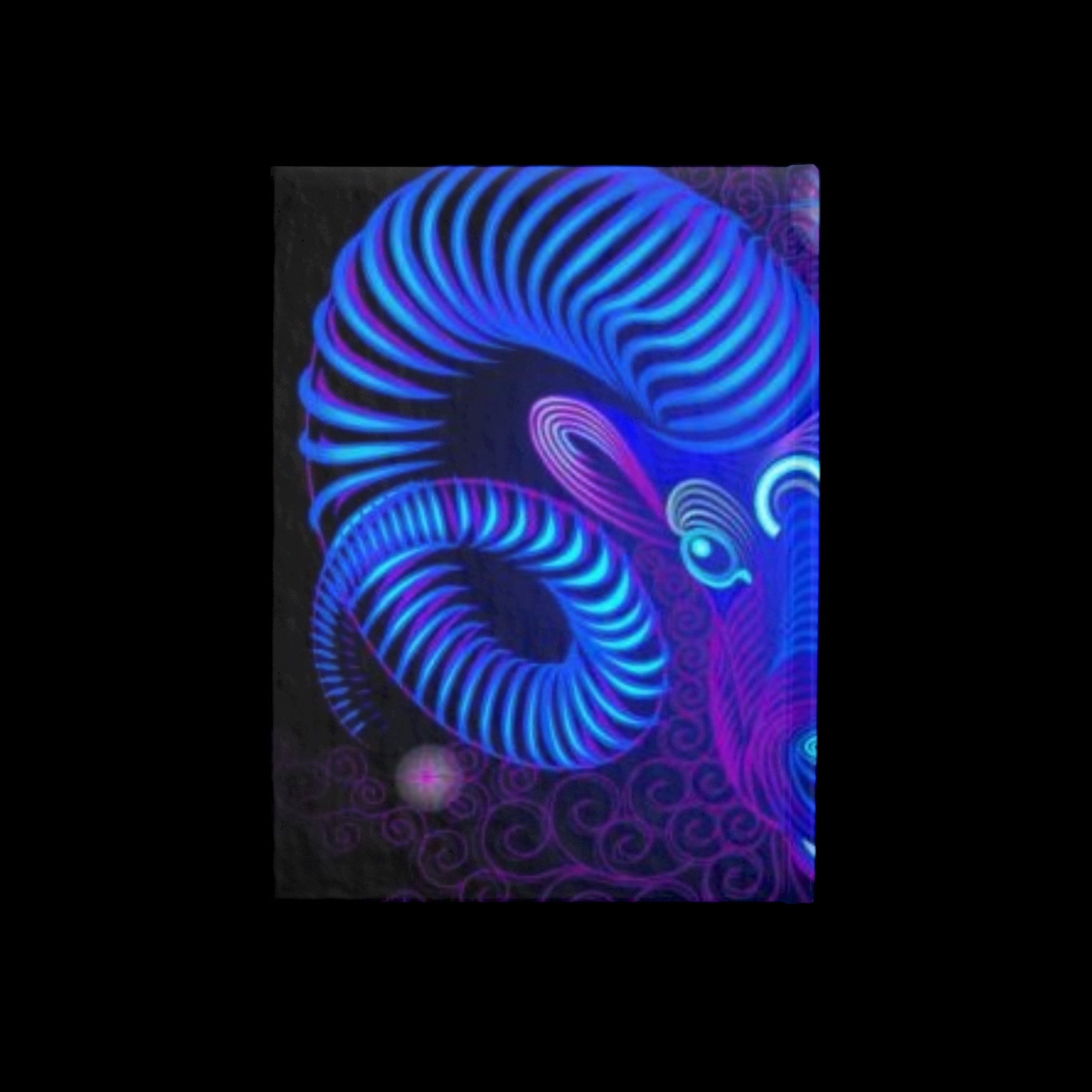 Bleu Aura: Leo Hard Cover Journal - Ruled Line by Printify