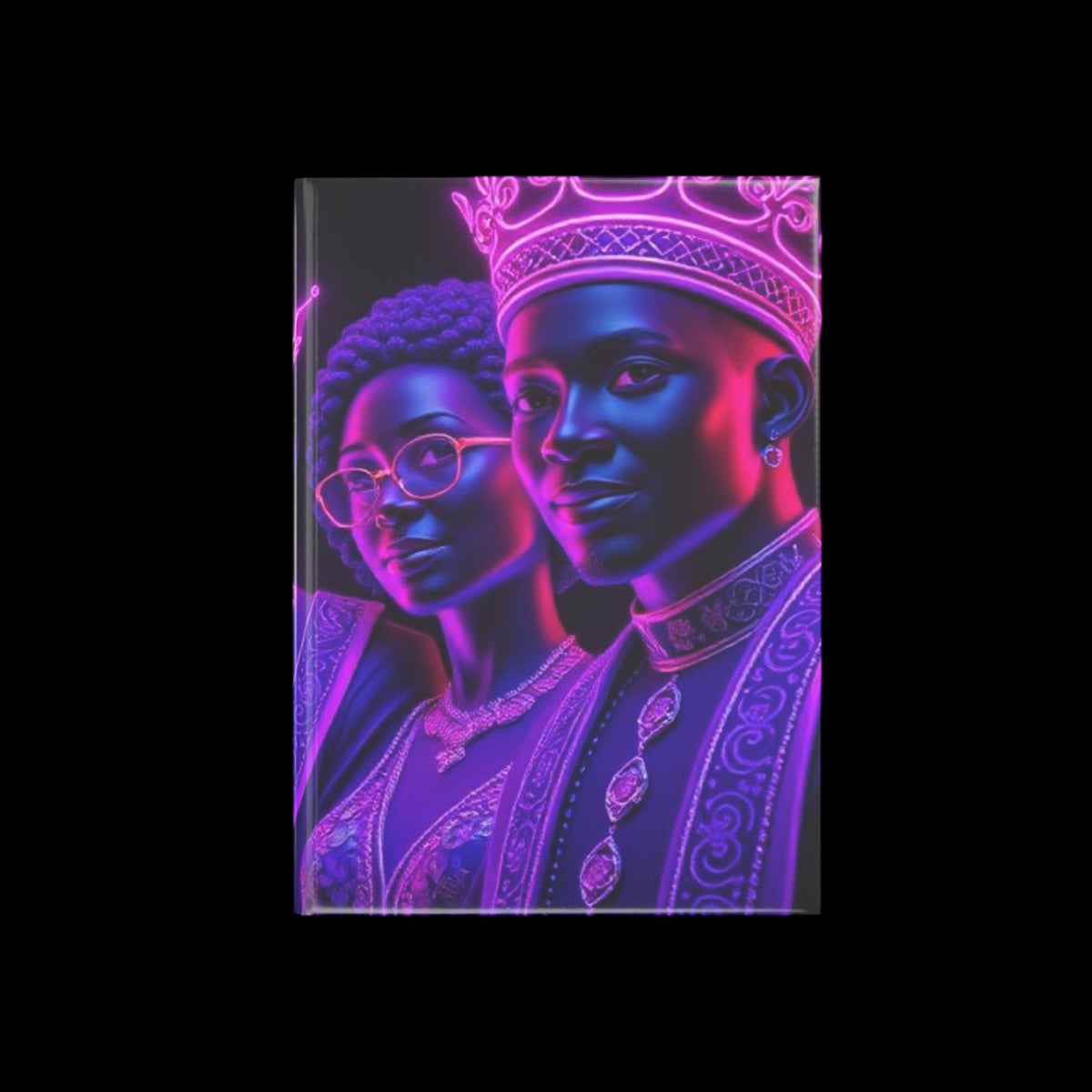 Royal Aura: Royal Family Hardcover Notebook with Puffy Covers - AetherLux.Shop