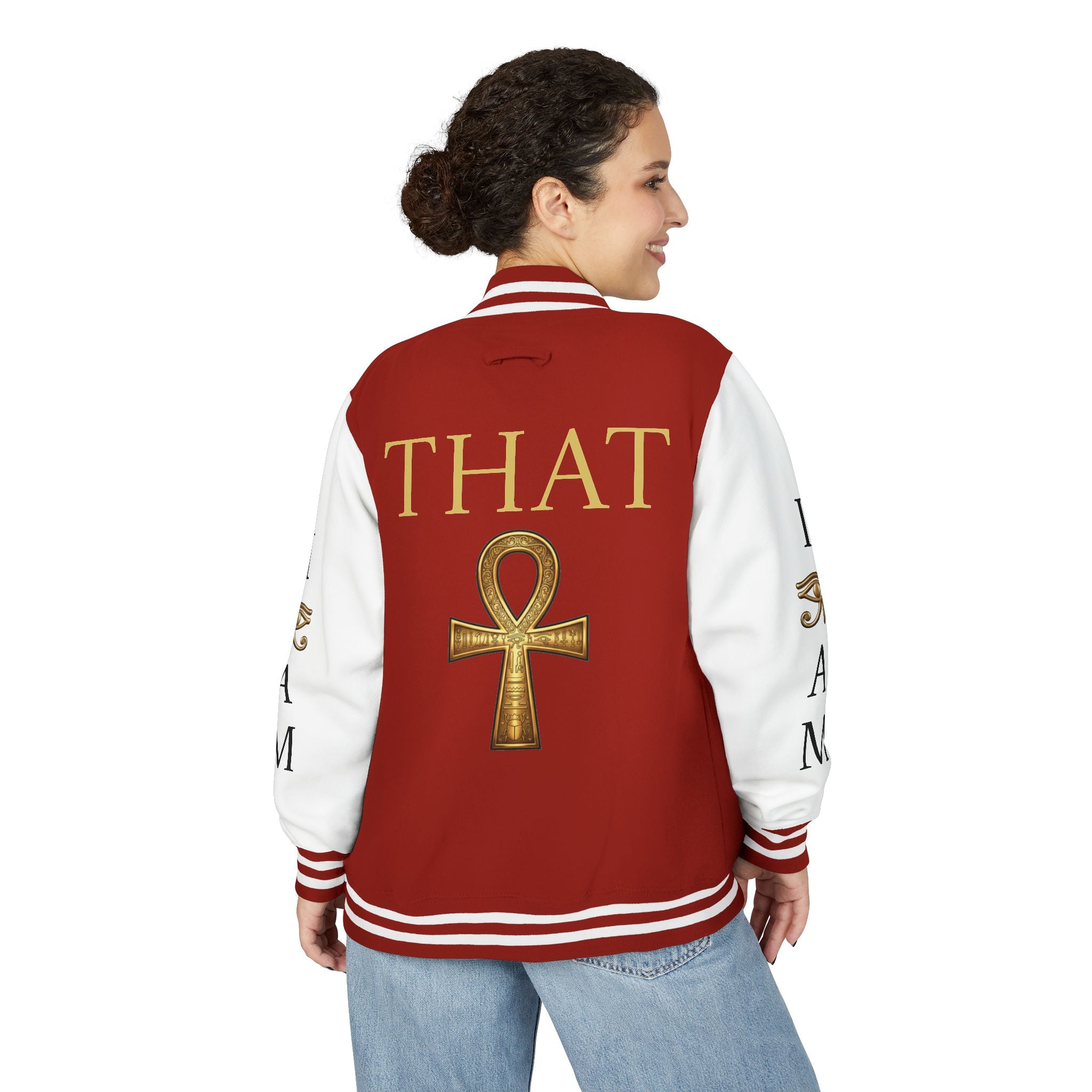 I Am That I Am Ankh Letterman Jacket
