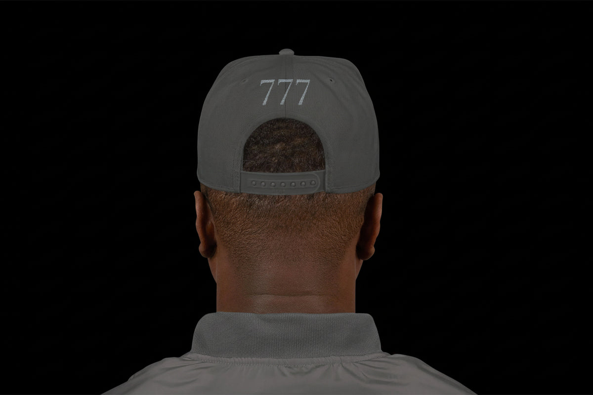 777 Snapback Hat-Charcoal Grey - AetherLux.Shop