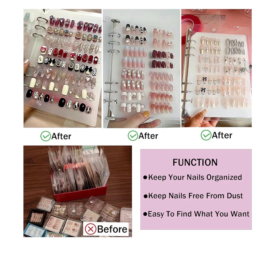 Nail Storage Book
