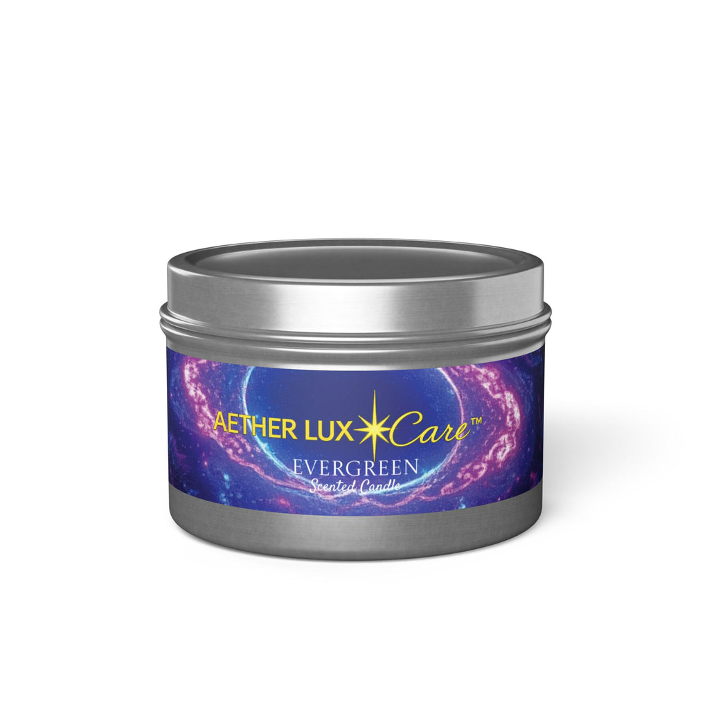 Evergreen Tin Candles