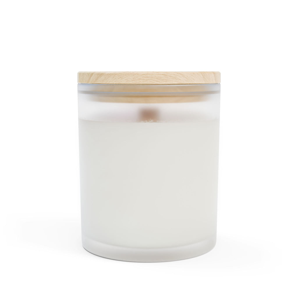 Lavender Frosted Glass Candle, 11oz