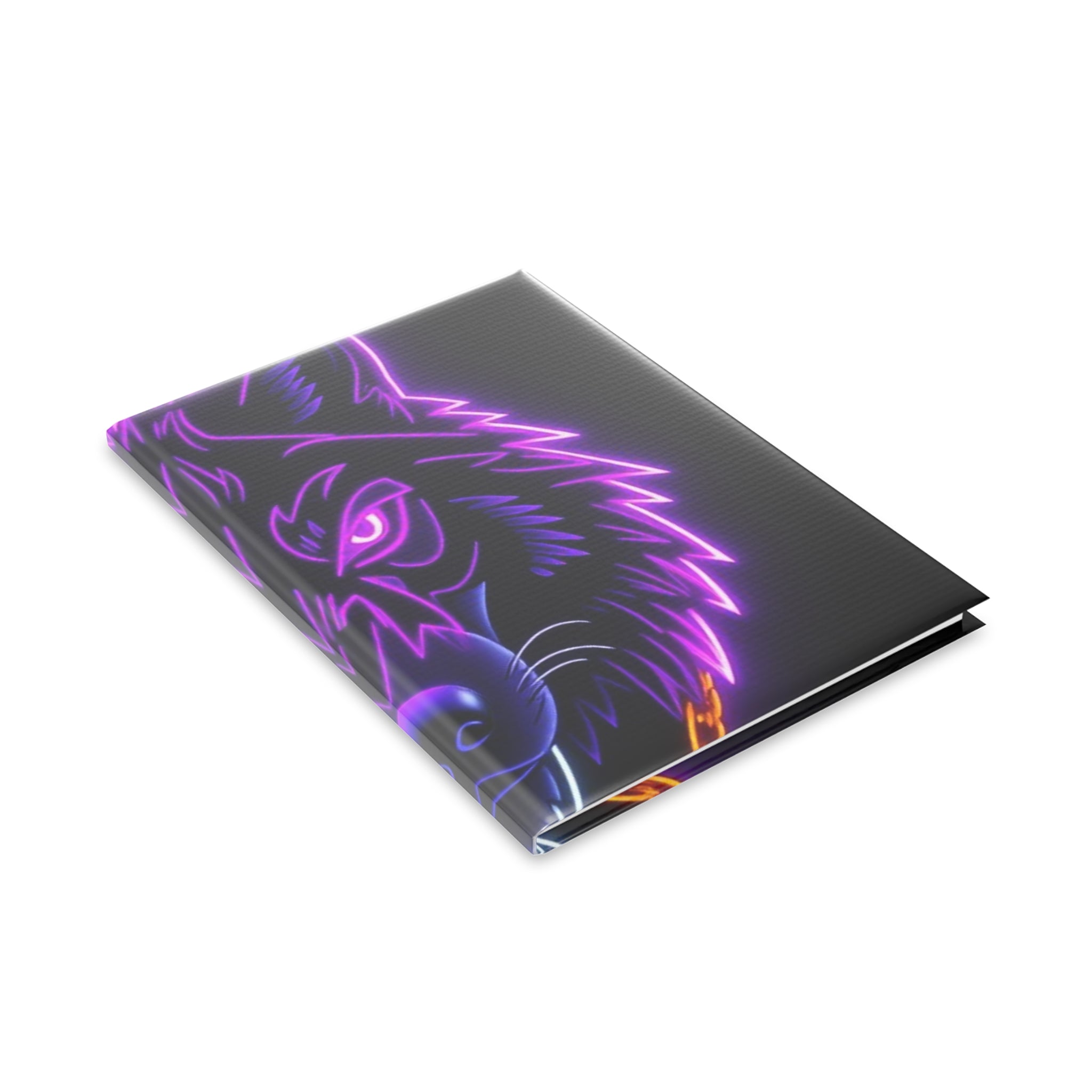 Royal Aura: Lone Wolf Hardcover Notebook with Puffy Covers