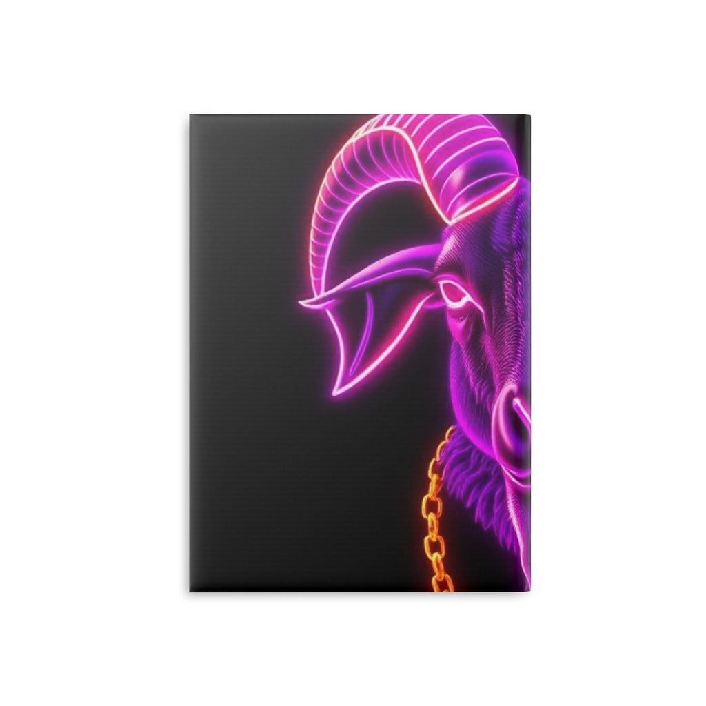Royal Aura: The Goat Hardcover Notebook with Puffy Covers