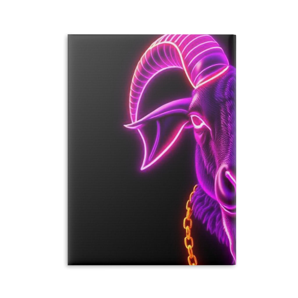 Royal Aura: The Goat Hardcover Notebook with Puffy Covers
