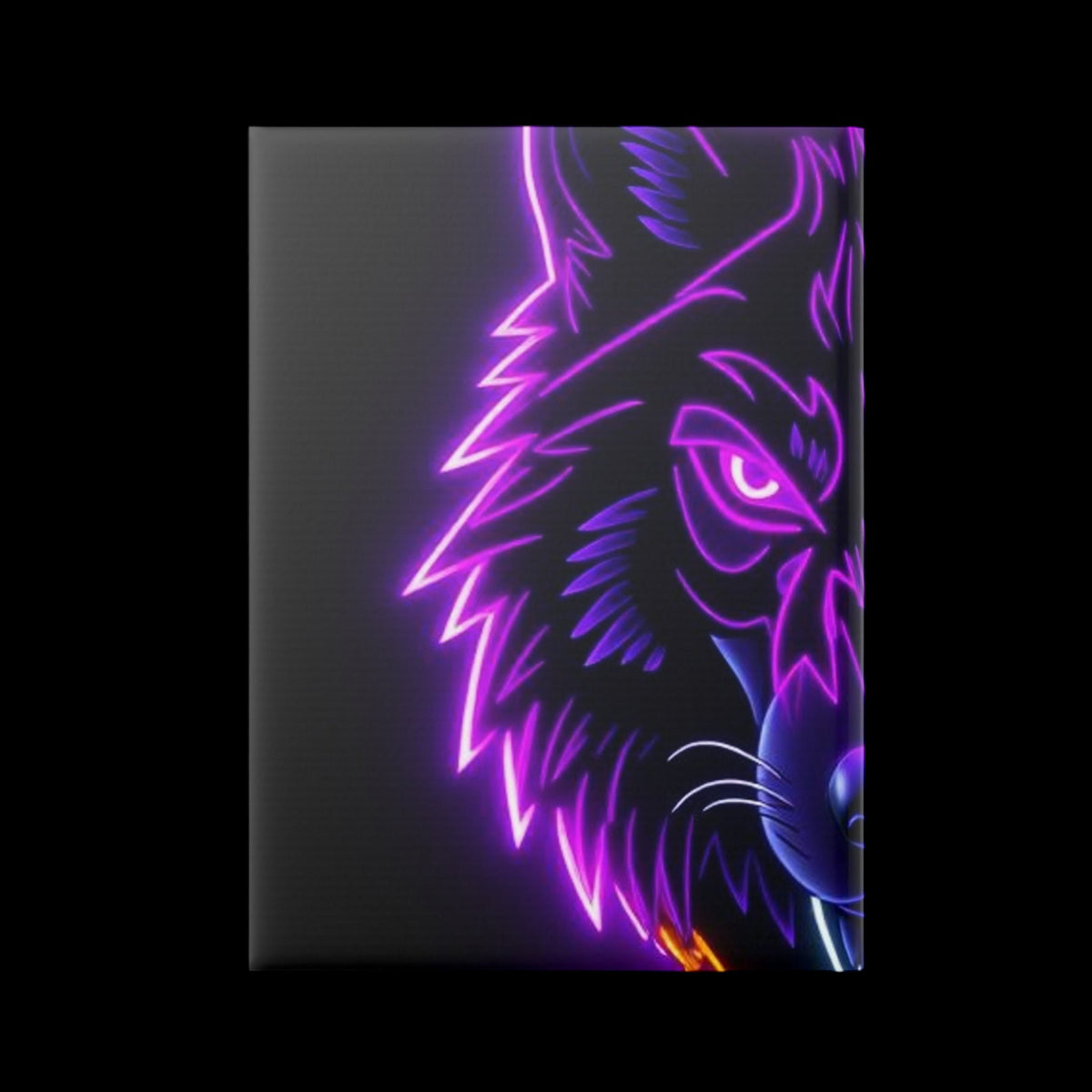Royal Aura: Lone Wolf Hardcover Notebook with Puffy Covers - AetherLux.Shop