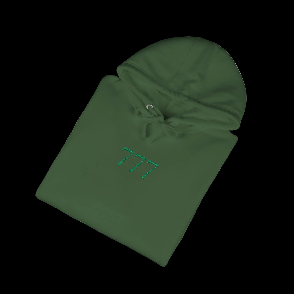 Lucky 777 Hoodie — Forest Green - AetherLux.Shop