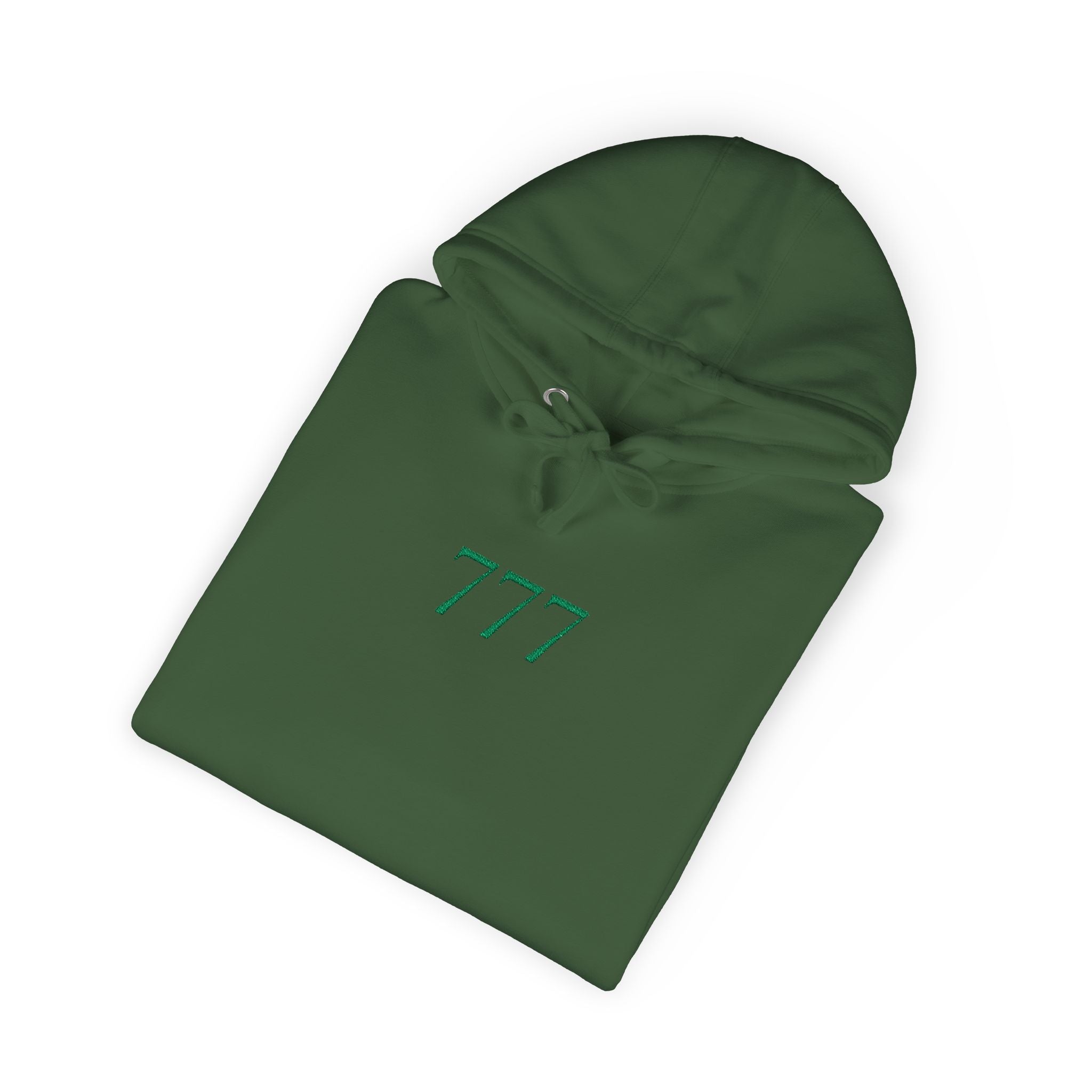 Lucky 777 Hoodie — Forest Green
