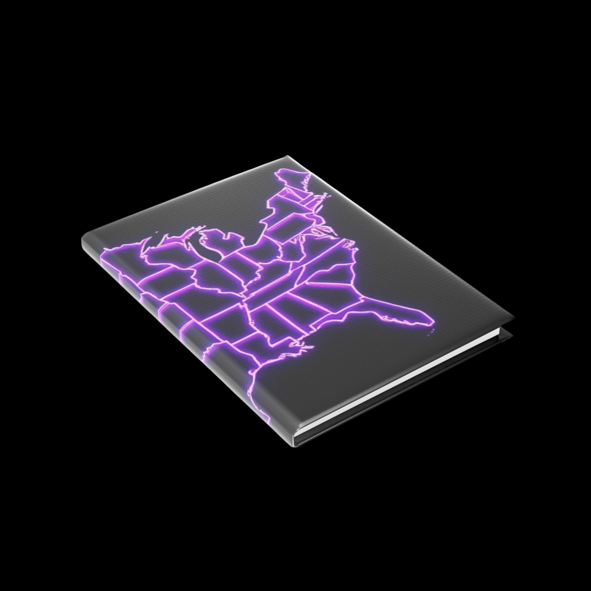 Royal Aura: America Hardcover Notebook with Puffy Covers by Printify